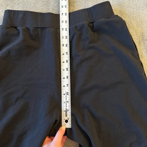 Daily Ritual Terry Cotton Modal Barrel Jogger Pants Black Women's MEDIUM - Picture 6 of 10